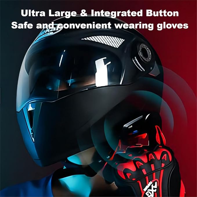 Fodsports FX6 Motorcycle Bluetooth Headset, 6 Riders Group Motorbike Bluetooth - Image 3