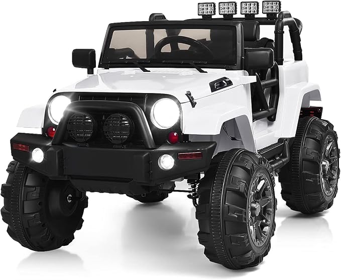 Costzon Ride On Car, 12V Battery Powered Electric Ride On Truck w/Parental by Costzon