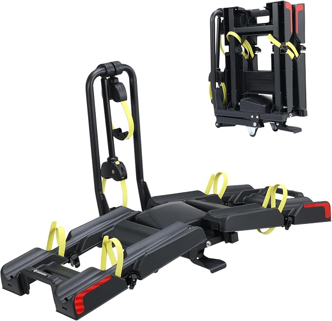 2 E-Bike Foldable Hitch Mount Bike Rack by Gearantics