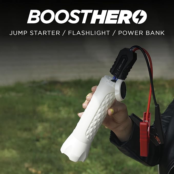 BoostHero Portable Car Battery Jump Starter, 000mAh Power Bank, LED Flashlight - Image 5