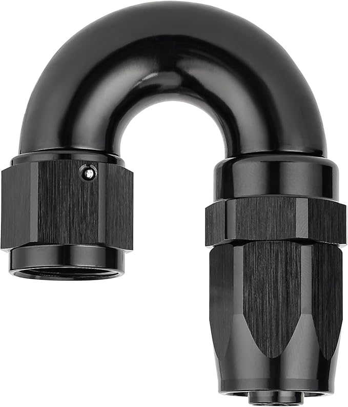 EVIL ENERGY 8AN 180 Degree One Piece Full Flow Hose End Fitting Swivel by EVILENERGY