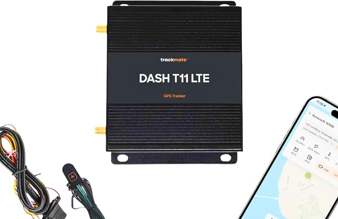 Dash T11 GPS Tracker for Vehicles, Real Time Tracking, Theft Prevention by TrackmateGPS