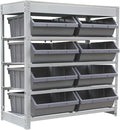 King's Rack Bin Rack Boltless Steel Storage System Organizer by Unknown