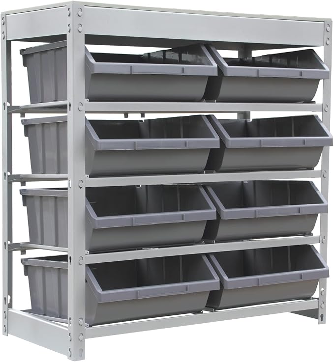 King's Rack Bin Rack Boltless Steel Storage System Organizer by Unknown
