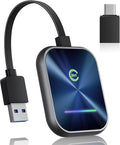 Wireless CarPlay Adapter for iPhone, 2 in 1 Wireless CarPlay and Android Auto by KUKIHO