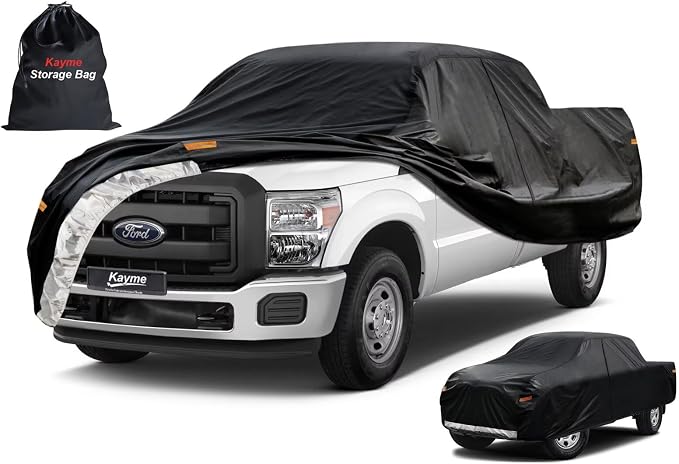 Kayme Truck Cover Custom Fit Ford F-250 Regular Long Bed. Full Exterior Heavy by kayme