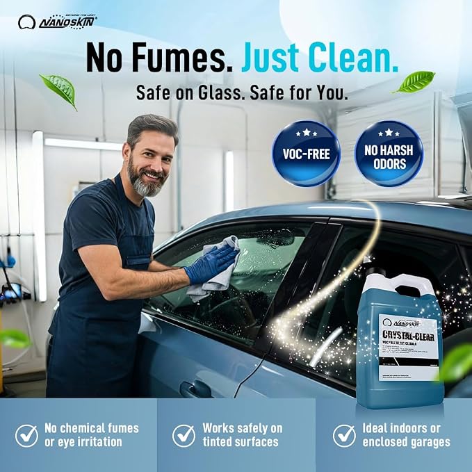 Nanoskin CRYSTAL-CLEAR VOC-Free Glass Cleaner 5 Gallon - Image 5
