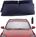 Windshield Sun Shade Umbrella for 2016-2022 BMW X1 Accessories: Custom Fit 240T by HIMUMOY