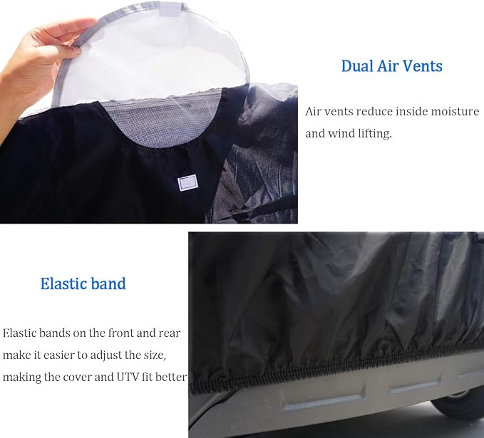 UTV Cover 420D Waterproof Oxford Fabric, Side by Side - Image 4