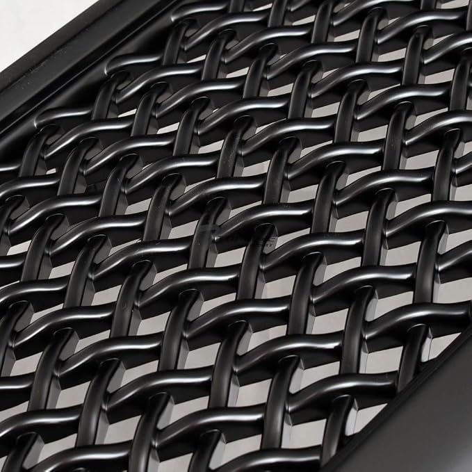 Matte Black Dragon Mesh Front Hood Bumper Grill Grille Gurad Guard ABS - Image 4