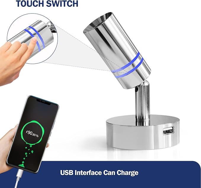 THALASSA 12V Interior LED RV Reading Lamp - Image 6