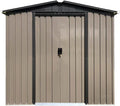 4 x 6 FT Metal Garden Shed, Outdoor Storage Shed by Hipicute