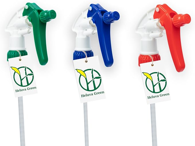 Spray Bottle Nozzle Replacement, Bottle Tops Only by HeluvaGreen
