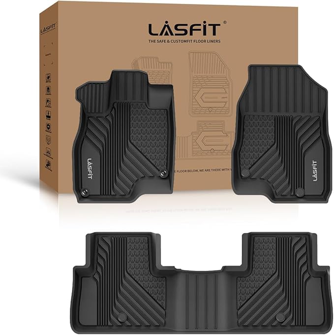LASFIT Floor Mats for Acura RDX All Weather Floor Liner TPE Custom Fit 1st & by LASFIT