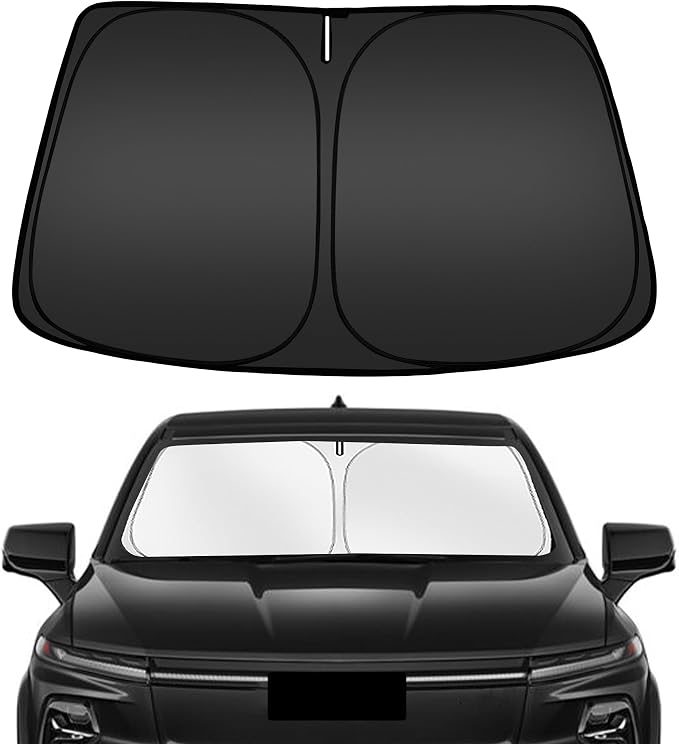 ARISMOTOR Windshield Sun Shade for Chevrolet Chevy Silverado EV 2024-2025 2026 by ARISMOTOR