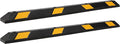 2-Pack 72" Rubber Parking Curb, Heavy Duty Long Garage Floor Wheel Stopper by Garvee