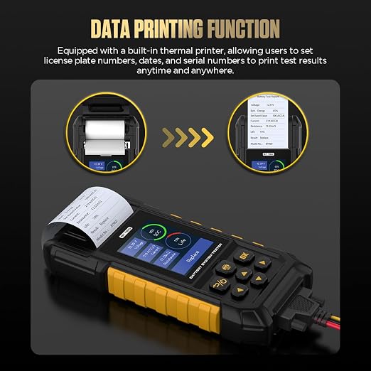AUTOOL Car Battery Tester 12V 24V Automotive Battery Load Tester 30-2000 CCA - Image 6