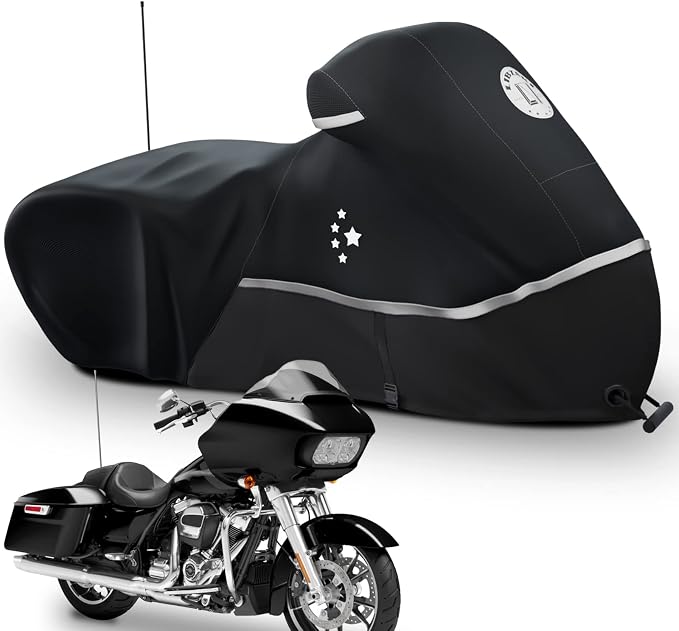 Motorcycle Cover Storage for Touring Models Harley Davidson Road King, Road by LILIBZAKI