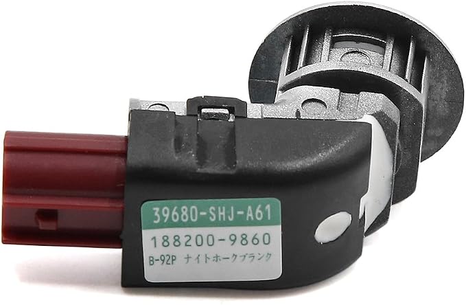 X AUTOHAUX 39680-SHJ-A61-B0 Car Bumper Reverse Silver Tone Parking Assist Sensor - Image 3