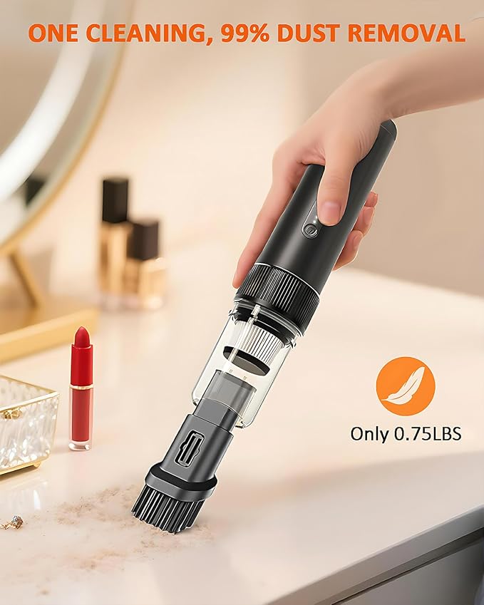 Car Vacuum Portable Cordless, 21000PA Handheld High Power Suction & Blower - Image 3
