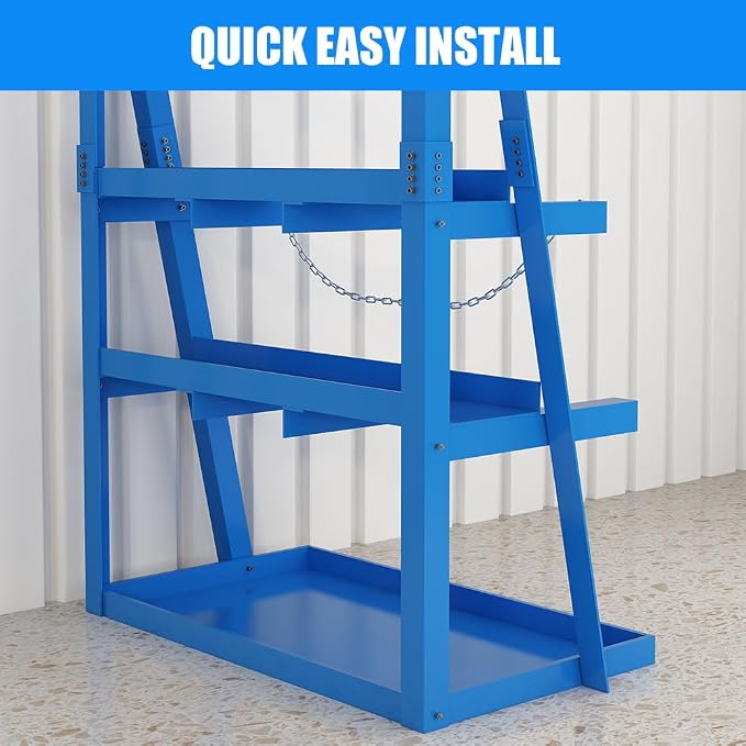 Yeeoy Steel Vertical Bar Rack, Lumber Storage Rack - Image 7