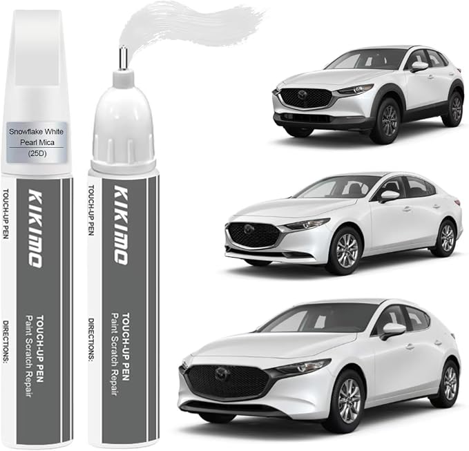 KIKIMO for Mazda Touch Up Paint), Car Paint Repair Kit for Mazda, 2 In 1 by KIKIMO