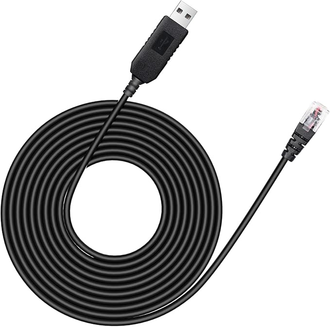 USB to RJ11 Radar Detector Power Cable, DC5V-12V Power Cable Replacement by Powercables
