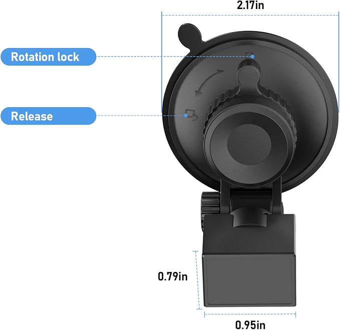 Suction Cup Mount, Windshield Car Mount, Radar Detector Suction Cup Holder - Image 4