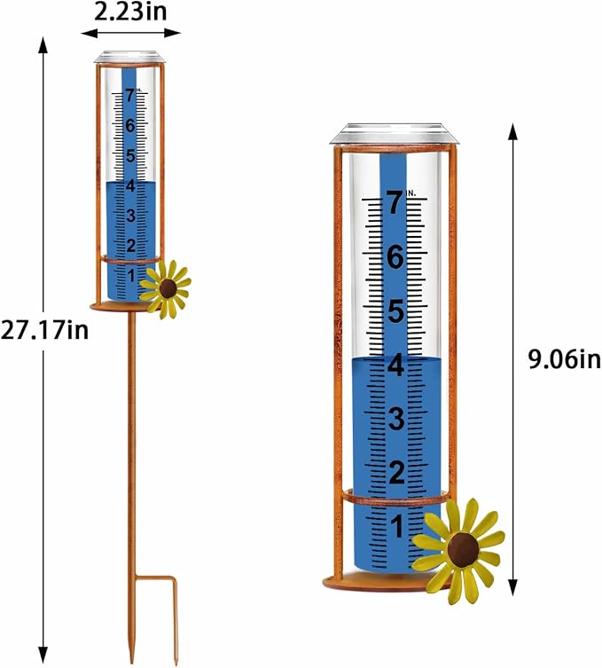 Rain Gauge Outdoor, Freeze Proof Rain Gauges Outdoors Best Rated, Lawn & Garden - Image 4