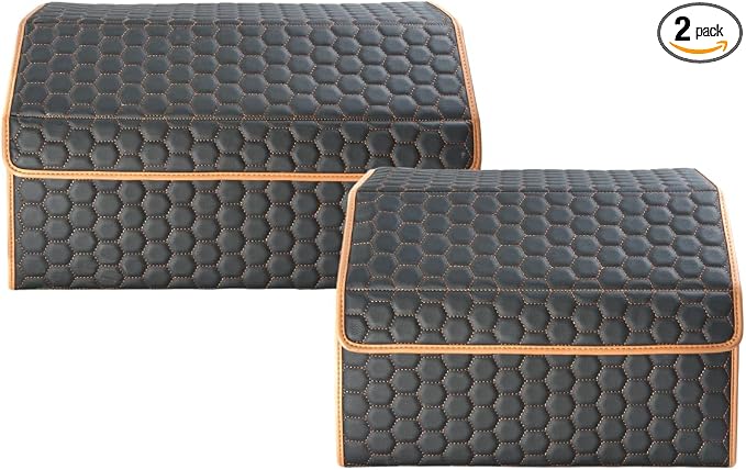 Car Organizers Set SUV Sedan Truck – Foldable Storage Boxes by OwleysCarAccessories