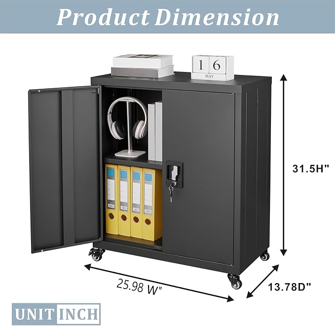 LUCYPAL Metal Storage Cabinet - Image 2