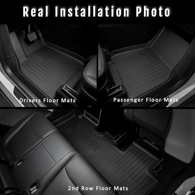 Tesla Model Y Juniper Floor Mats and Cargo Liner, Cargo Mats and Seat Back - Image 9