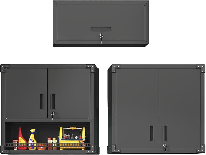 Metal Tool Cabinet, Garage Storage Cabinet System, Wall Cabinet & Locking by VIYET