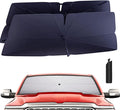 Windshield Sun Shade Umbrella: for Dodge RAM-1500-2019-2025 by HIMUMOY
