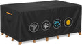 Outdoor Waterproof Furniture Cover, 64W x 52L x 28H inches Heavy Duty 600D by BRUXOLAY