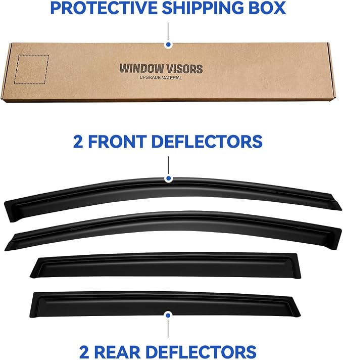Window Visors Rain Guards Shield - Image 5