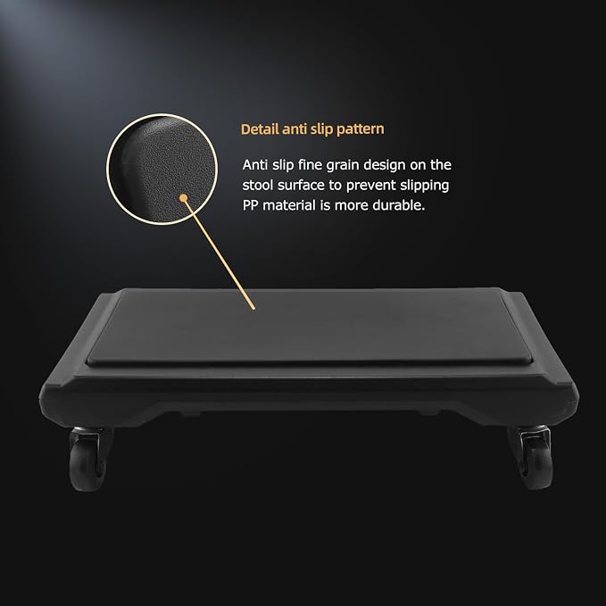 SPTA Automotive Mobile Rolling Mechanics Stool - Image 9