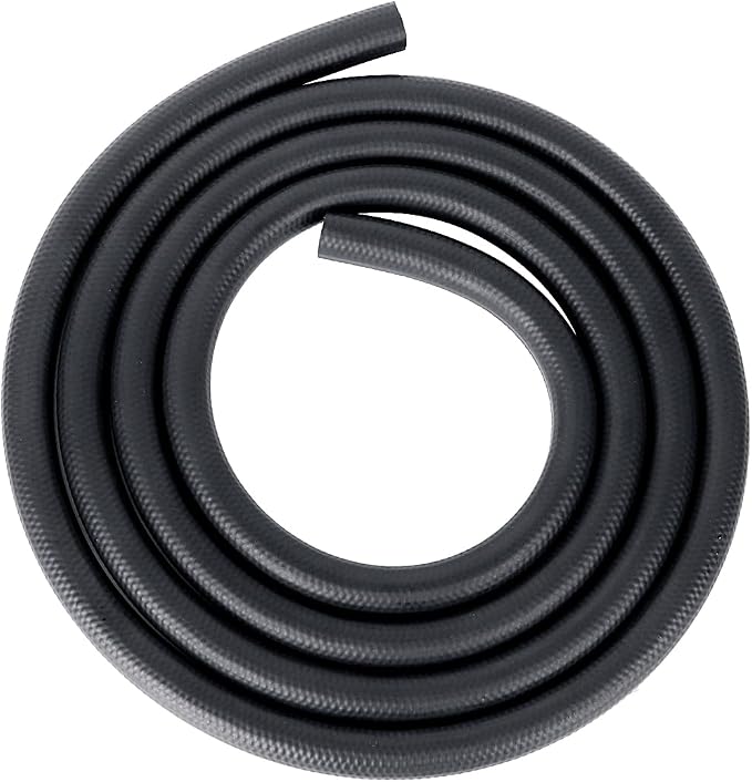 LokoCar Rubber Fuel Hose Line Push Lock 3/8" ID SAE 30R7 NBR 5ft 300PSI Black by GetToKnowEachOther