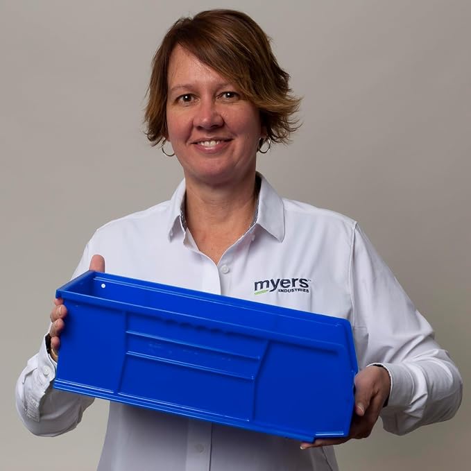 Akro-Mils 30234 AkroBins Plastic Storage Bins, Space-Saving Stackable Bins - Image 3