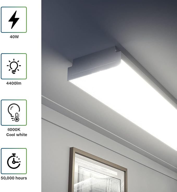 ANTLUX 4FT LED Wraparound 40W Shop Lights - Image 3
