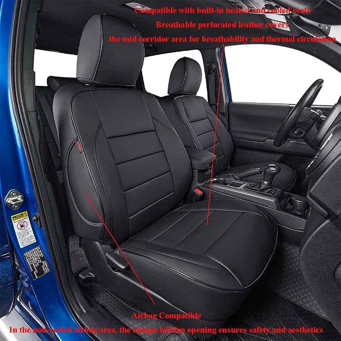 EKR Custom Fit Tacoma Front Car Seat Covers - Image 2