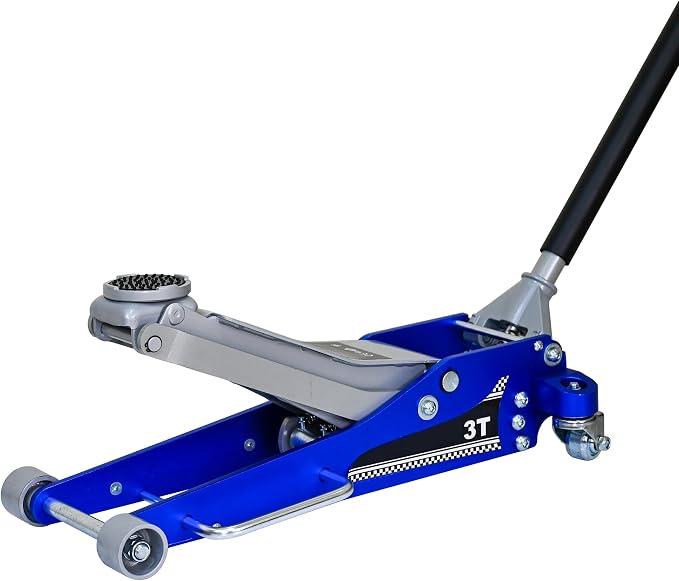 Aluminum Steel Hydraulic Floor Jack 3Ton/6600lbs.Dual Piston Fast Lifting - Image 2