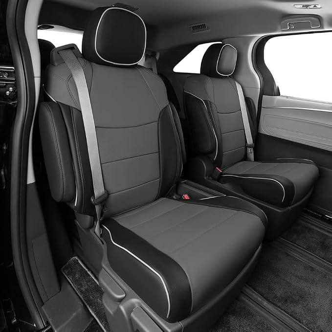 EKR Sienna Seat Covers for 2011-2020 Toyota Sienna L, 7 Seats, 2nd Row Captain - Image 5
