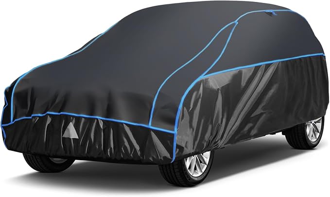 Hail Protector Car Cover for SUV, Anti Hail Car Covers Thick Multi-Layered EVA by Holthly