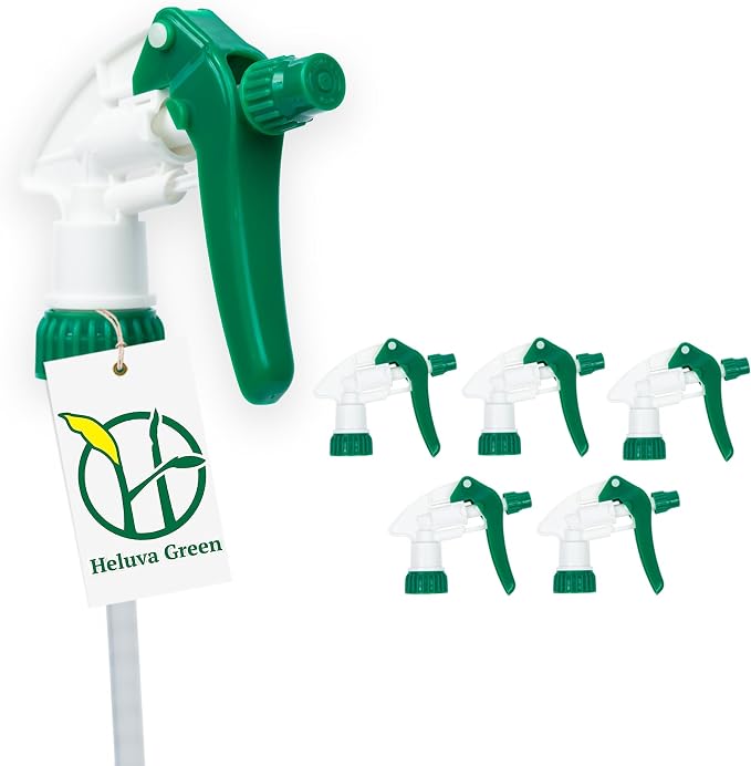 Spray Bottle Nozzle Replacement, Bottle Tops Only by HeluvaGreen