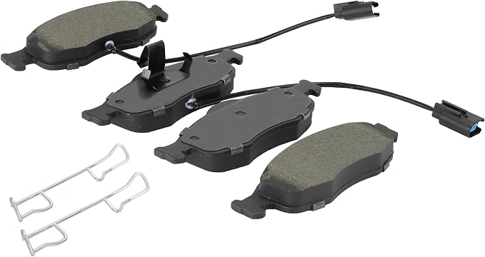 Premium Semi-Metallic Front Brake Pads Compatible - Image 2