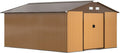 Outsunny 11' x 13' Outdoor Storage Shed, Garden Tool Metal Shed by Outsunny
