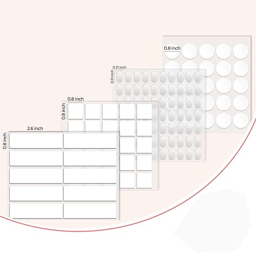 360pcs Nano Double Sided Tape for Wall 0.8" Sticky Dots Mounting Putty Two - Image 2