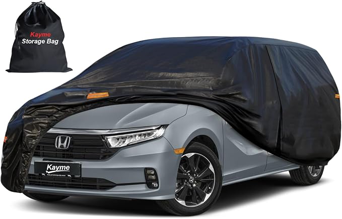 Kayme 7 Layers Minivan Car Cover Waterproof All Weather by kayme