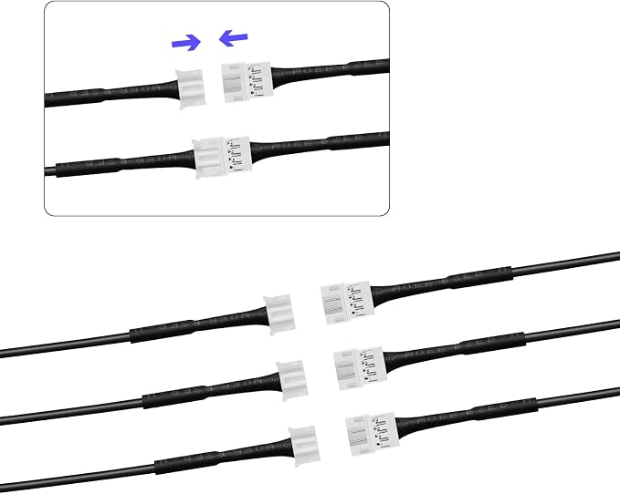 Acrylic Interior Car LED Strip Light Extension Wire 78.7inch, which fit - Image 3